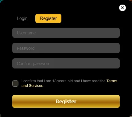 Register at GD FORTUNE Casino